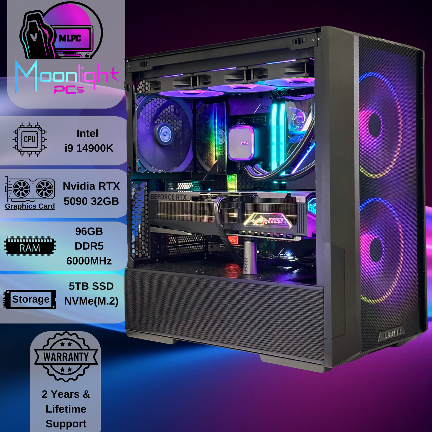 Pearl SE2 - Intel i9 14900K / RTX 5090