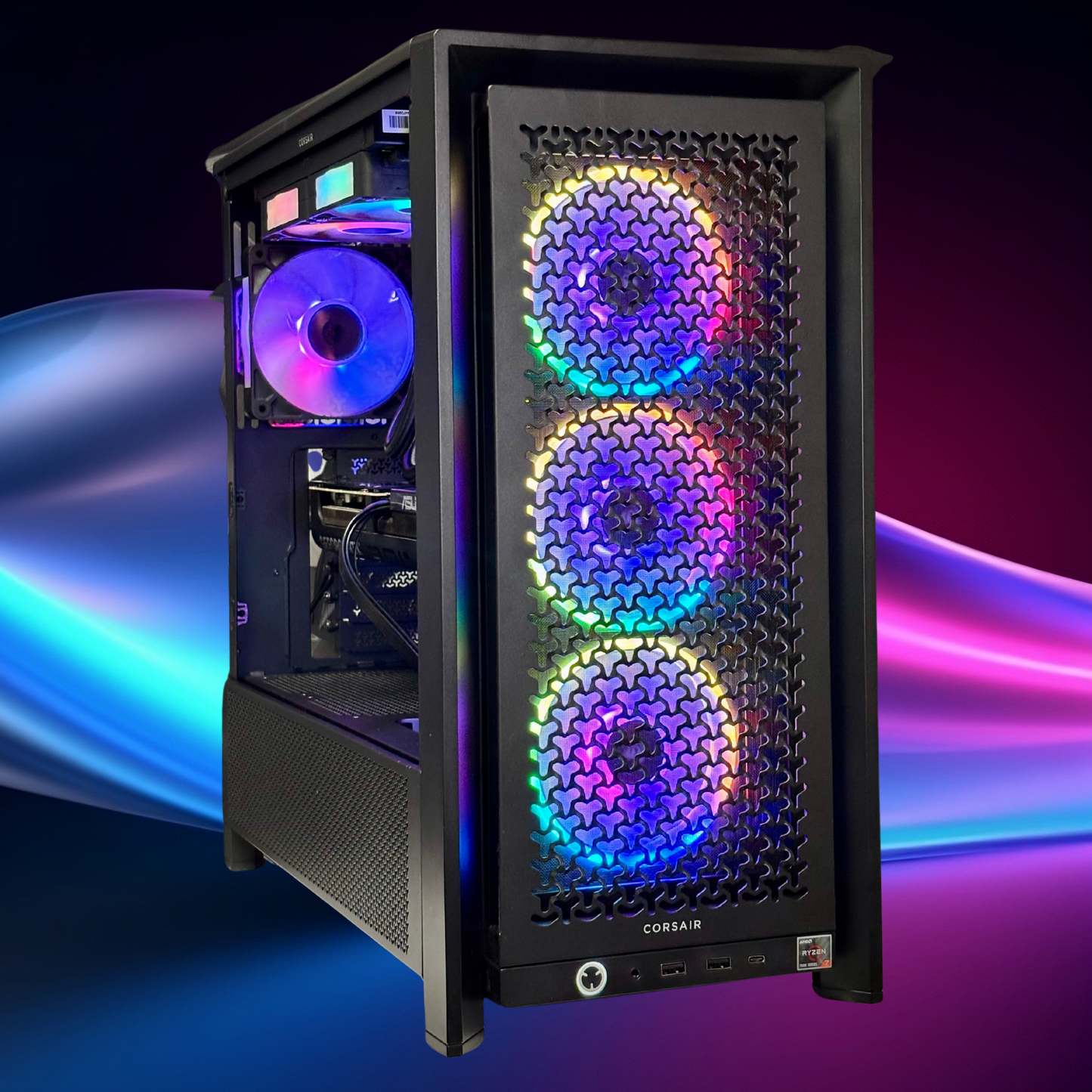 Dark Corsair Pearl - Ryzen 7 7700x / RTX 5070