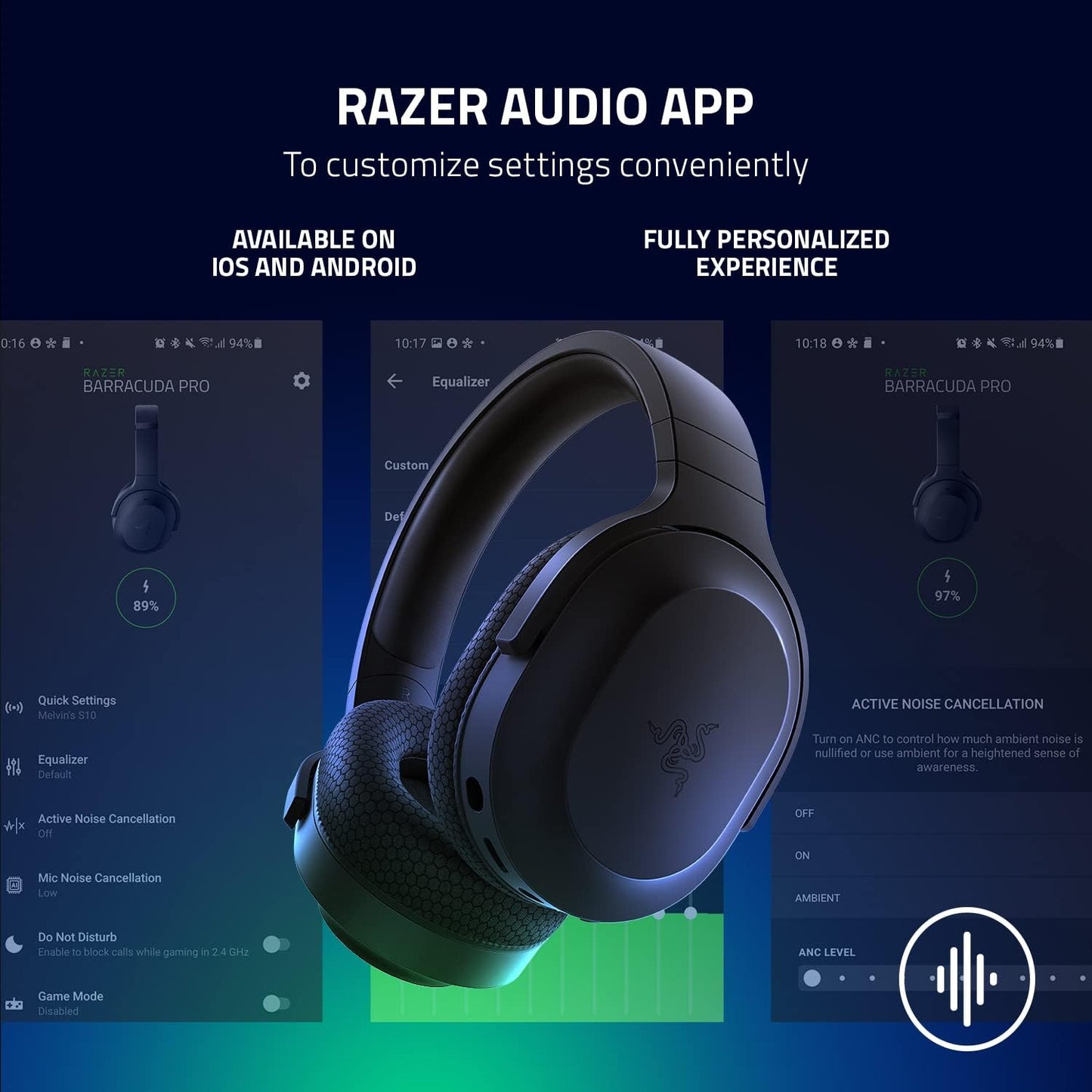 (Black or White) Razer Barracuda X Wireless Gaming Headset
