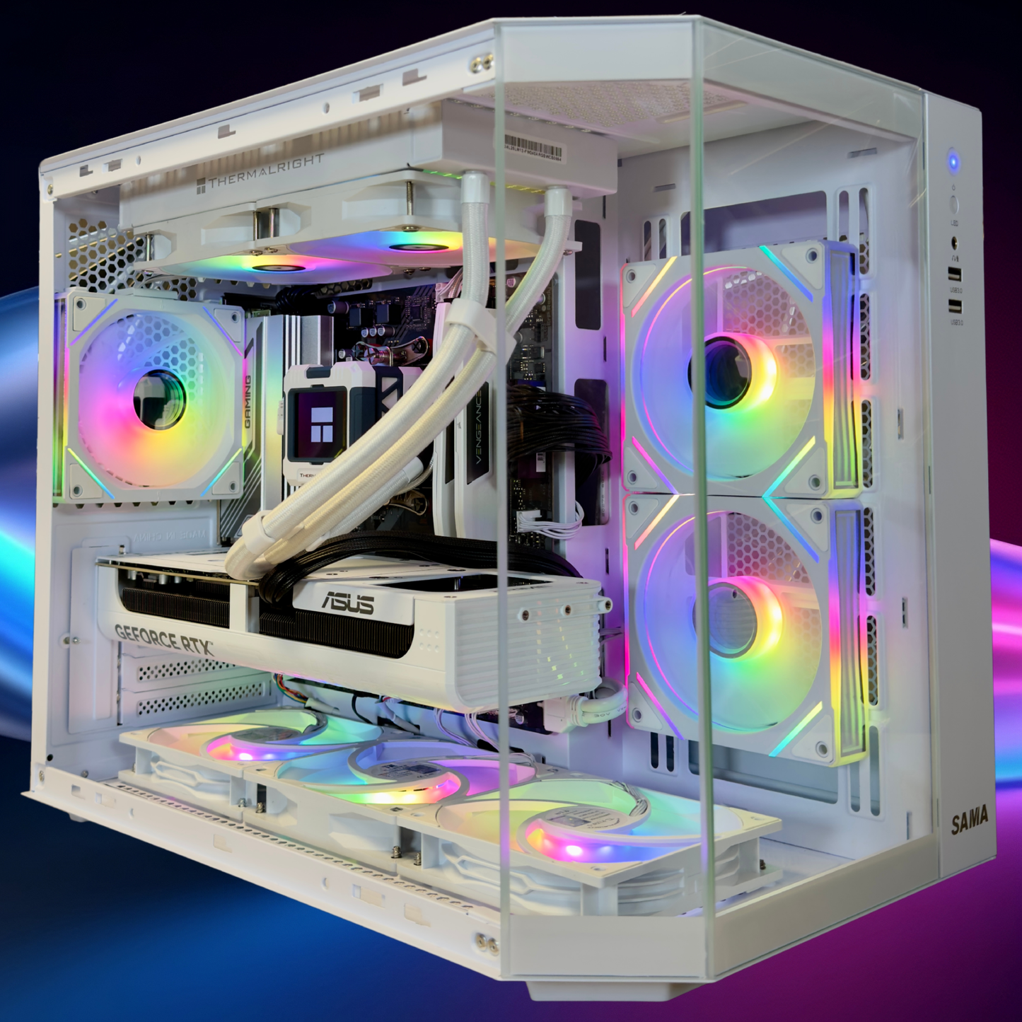 White Umbra Pro - AMD Ryzen 7 7800X3D / RTX 5070 12GB