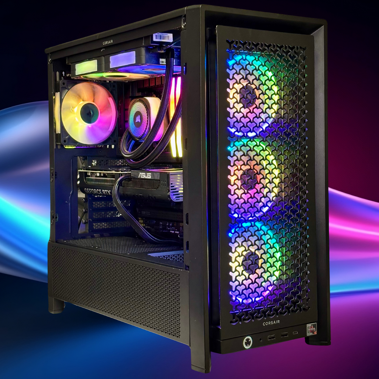 Dark Corsair Pearl - Ryzen 7 7700x / RTX 5070