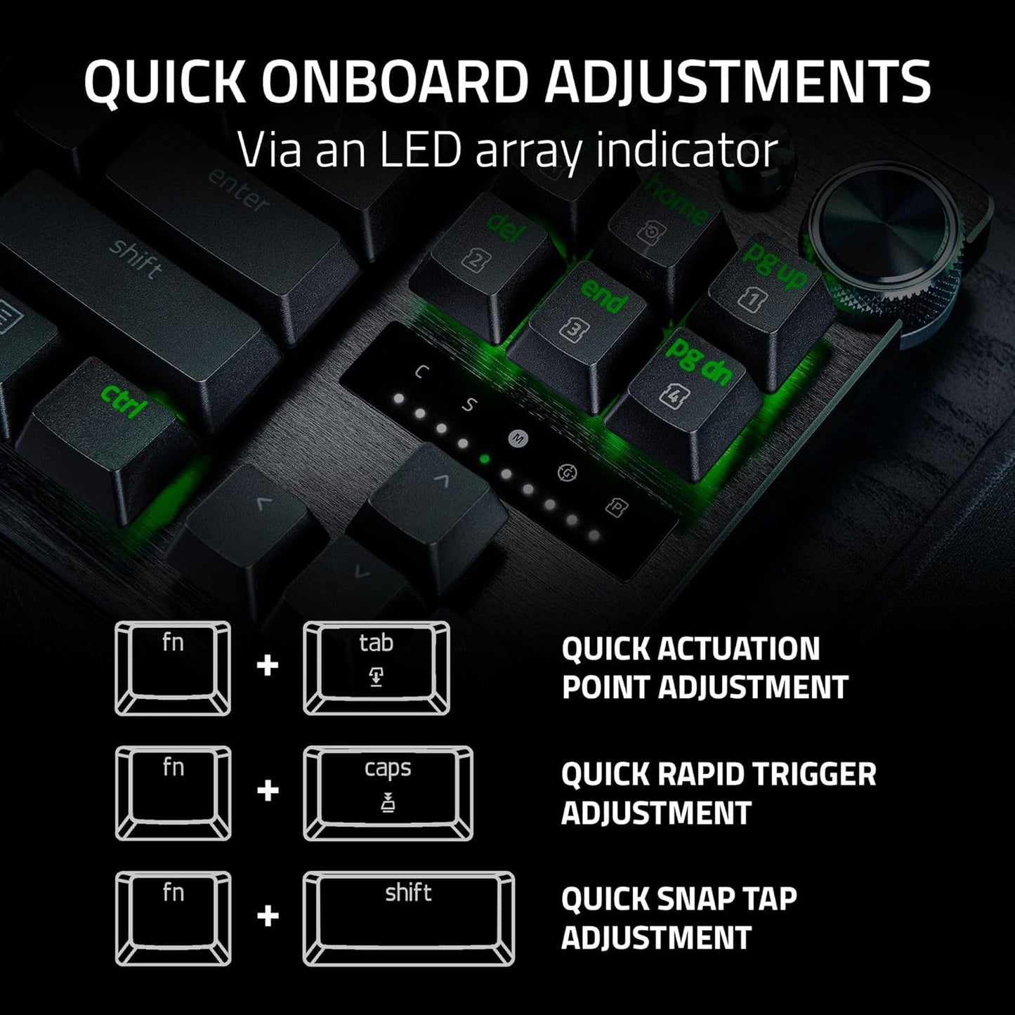 Razer Huntsman V3 Pro TKL Esports Gaming Keyboard with Wrist Rest