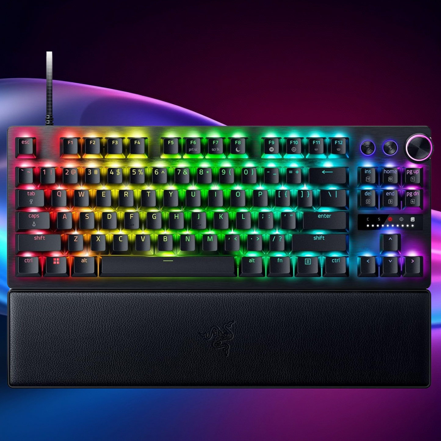Razer Huntsman V3 Pro TKL Esports Gaming Keyboard with Wrist Rest