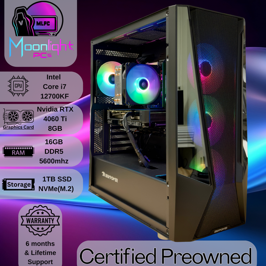 Realign P71 - RTX 4060 Ti 8GB / Intel i7 12700KF