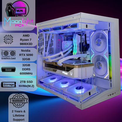 White Nova Edge - Ryzen 7 9800X3D / RTX 5090