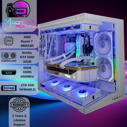 White Nova Edge - Ryzen 7 9800X3D / RTX 5090