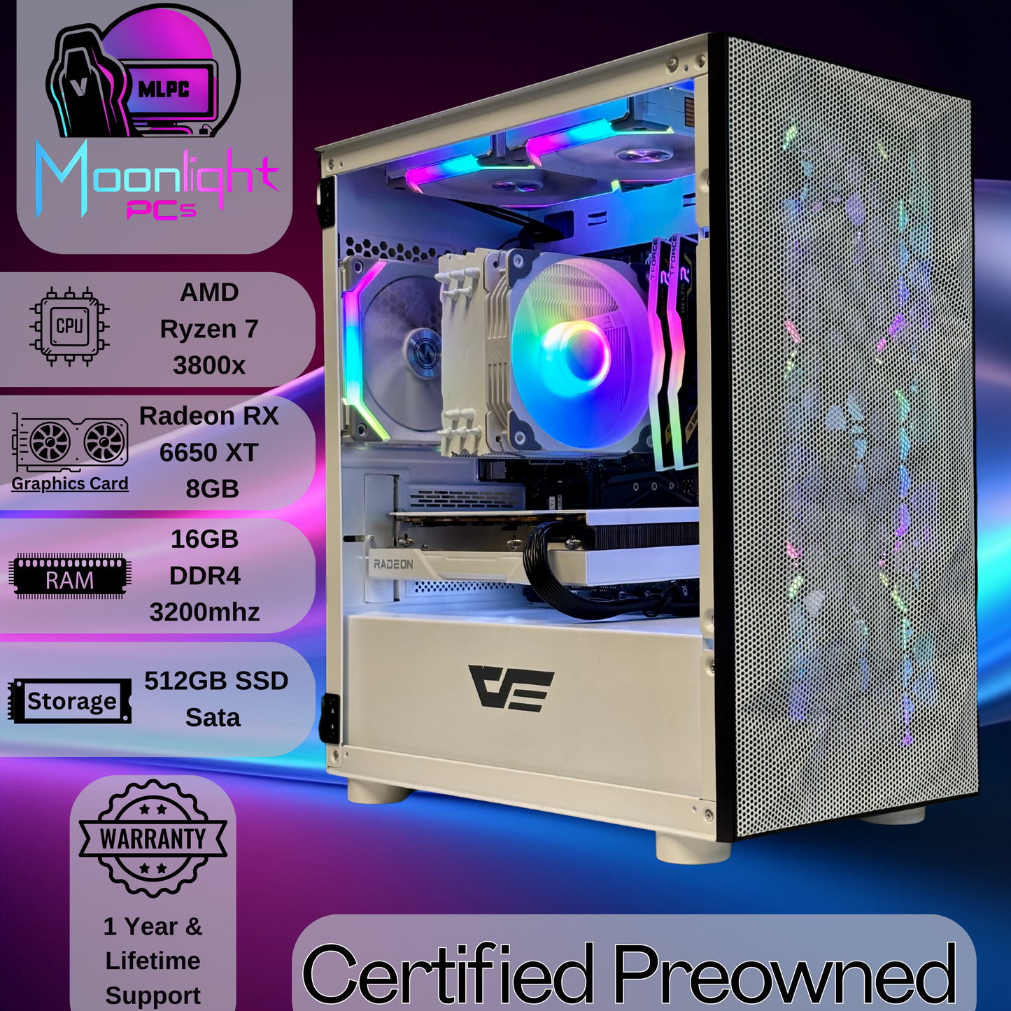 Realign P49 - Rx 6650 XT / Ryzen 7 3800x