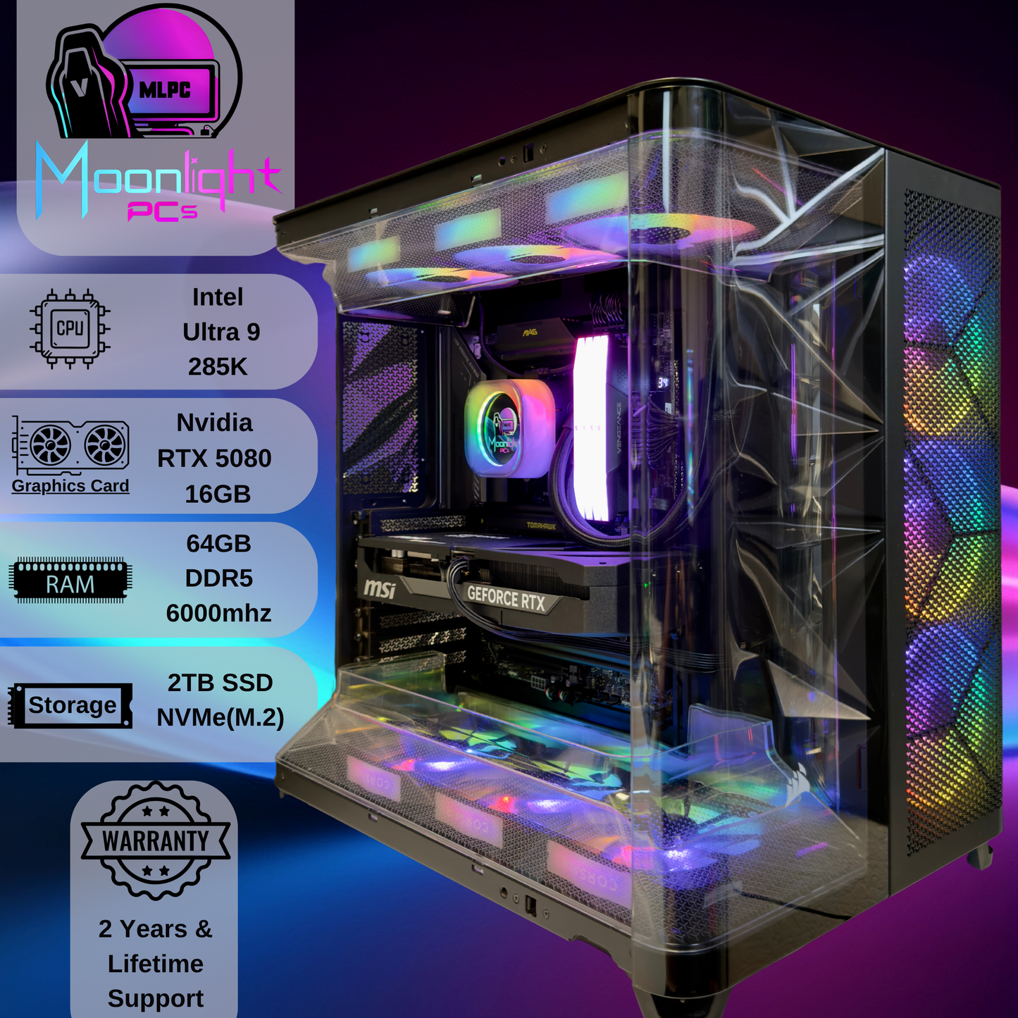 Corsair Nebula 9 - Intel Ultra 9 285K / RTX 5080