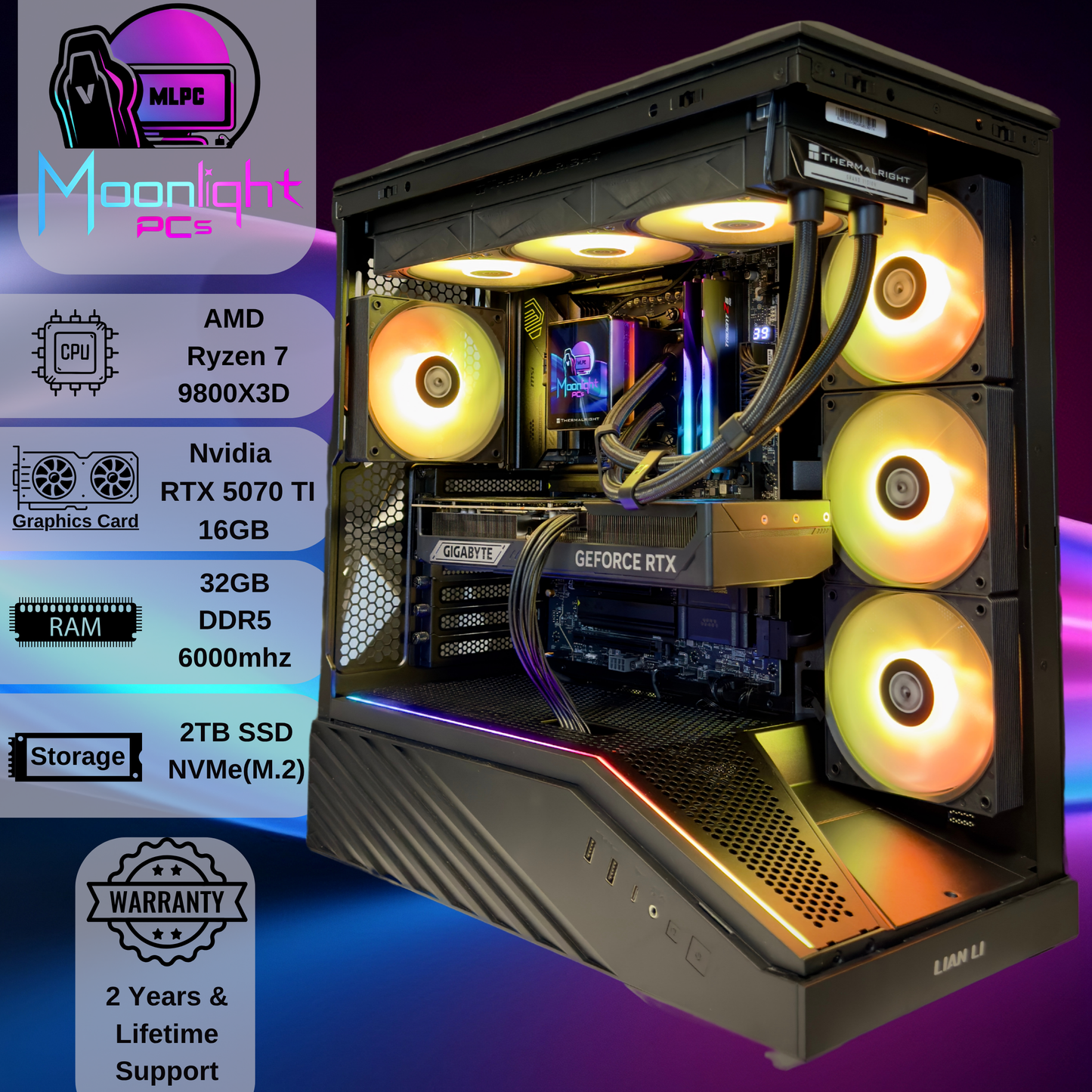 Eclipse FT - Ryzen 7 9800X3D / RTX 5070 Ti