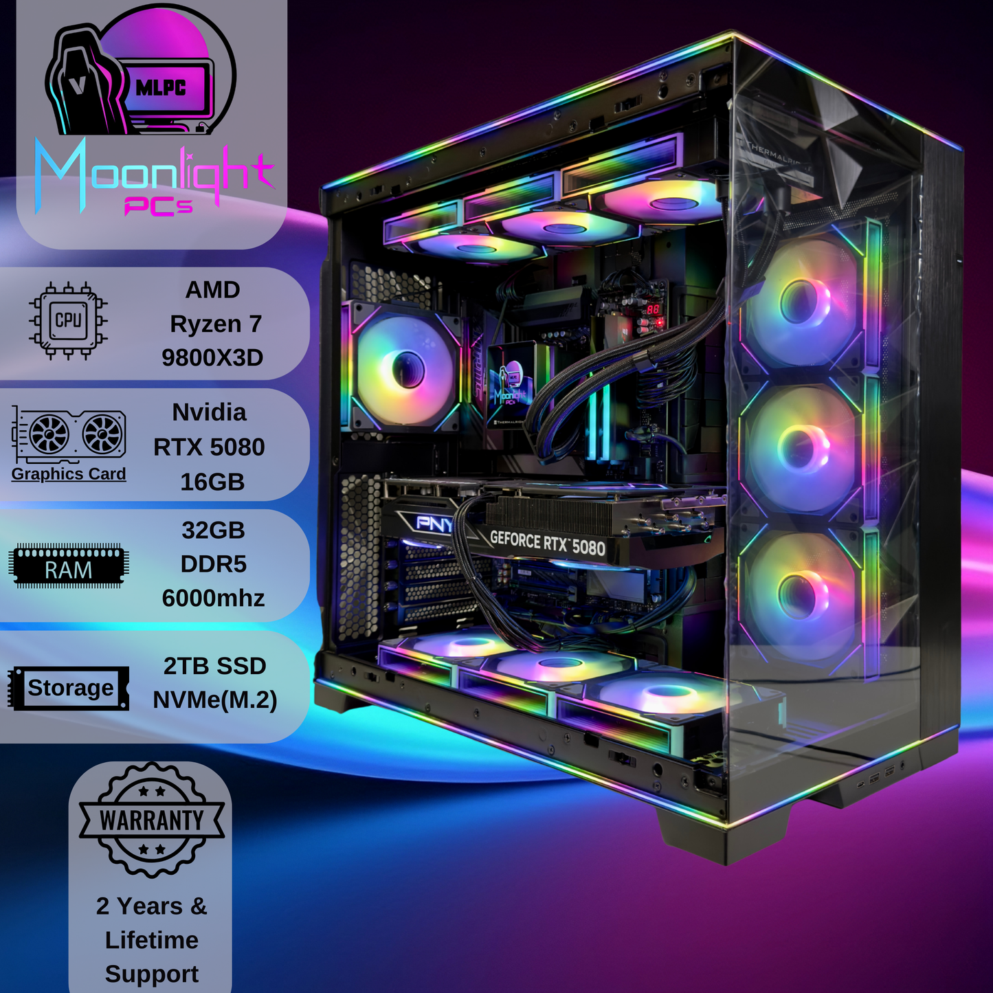 Twilight Nebula - Ryzen 7 9800X3D / RTX 5080