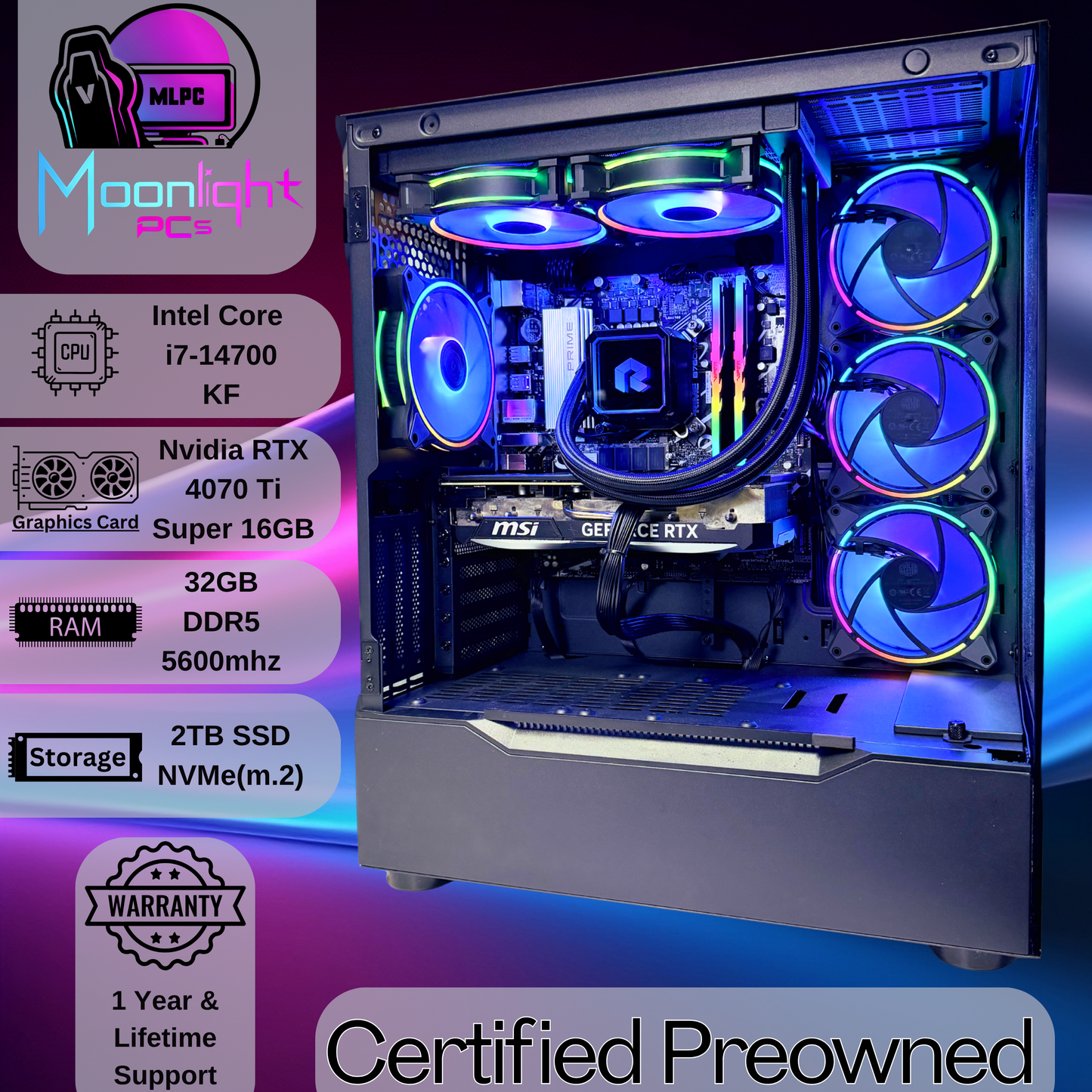 Realign P56 - RTX 4070 Ti Super / Intel i7 14700KF