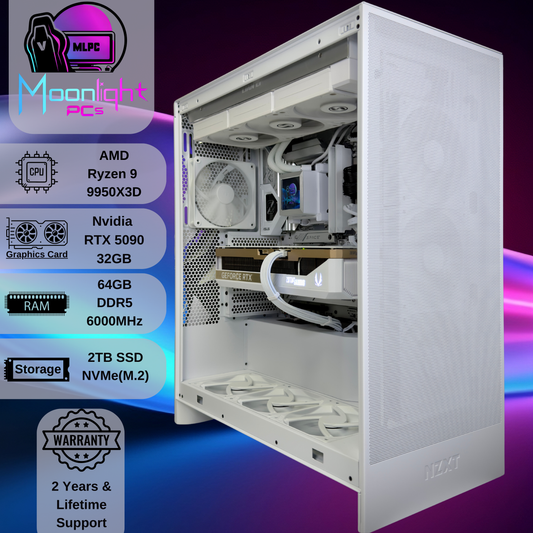 White Out 90 Nebula - Ryzen 9 9950X3D / RTX 5090