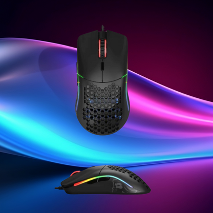 (Black or White) Glorious Model O Wired Gaming Mouse 67g Superlight Honeycomb