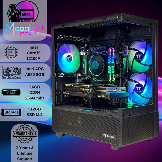 MoonBeam - Intel i5 12100F / Arc A580