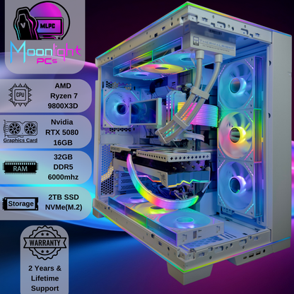 White Sakura Nebula - Ryzen 7 9800X3D / RTX 5080