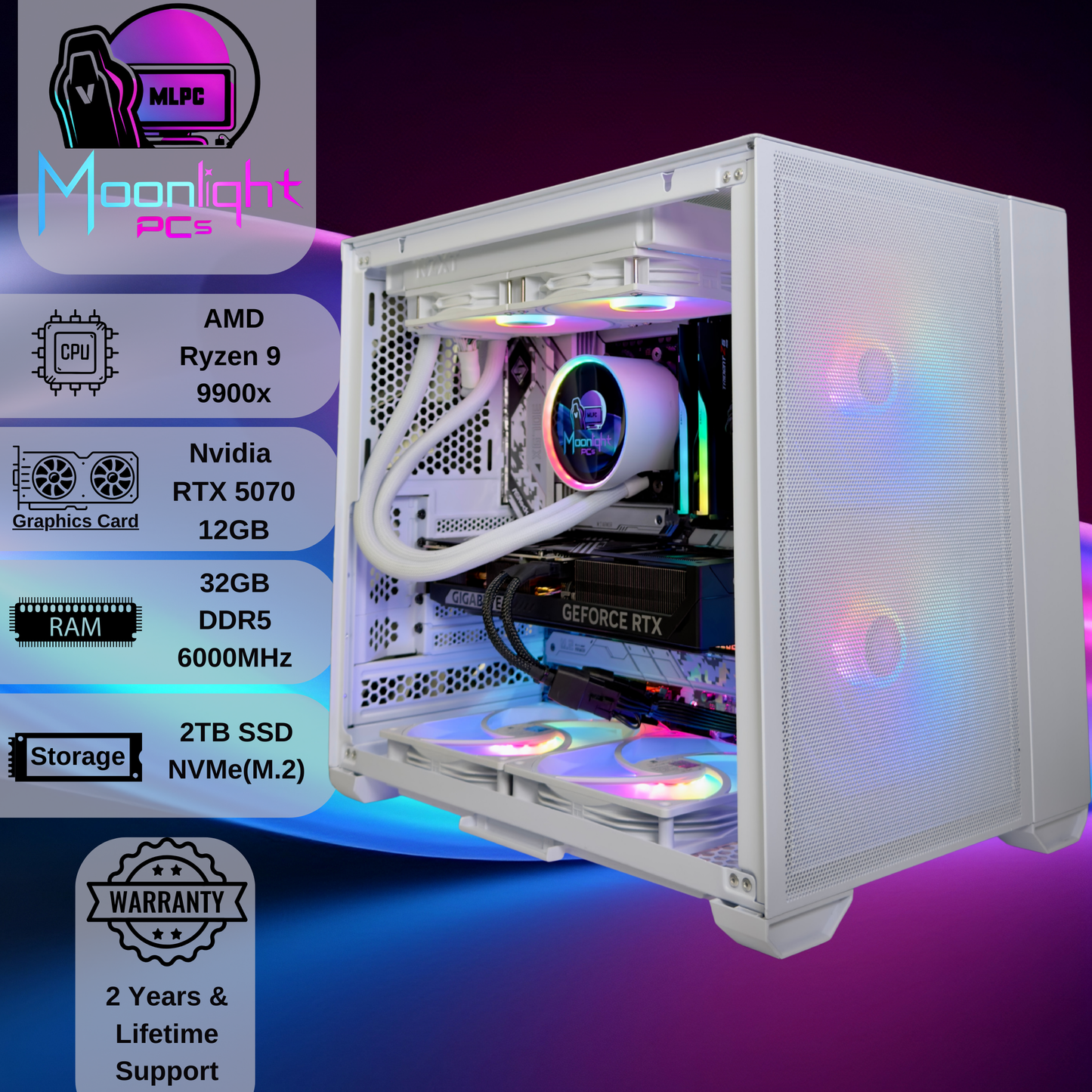 Total Panda Eclipse - Ryzen 9 9900x / RTX 5070