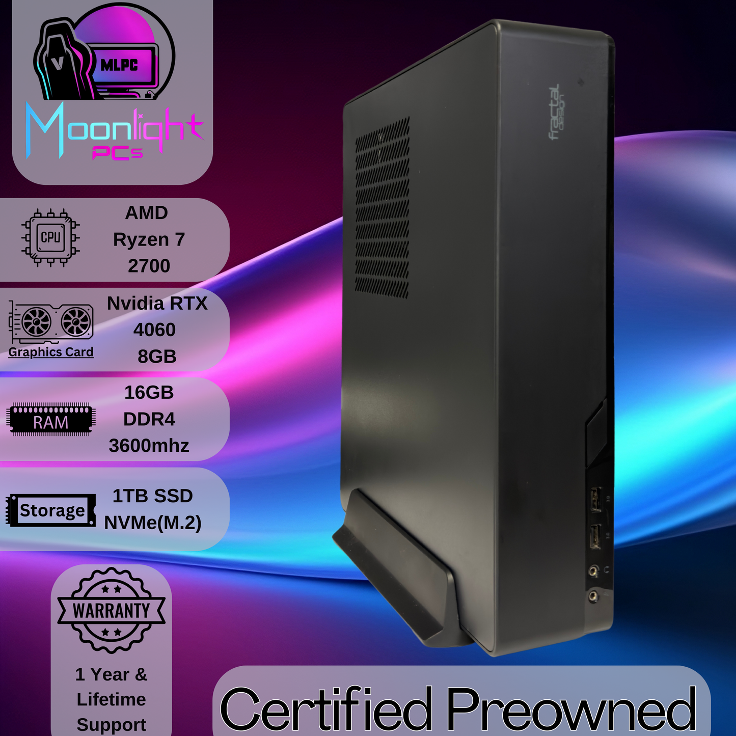 Realign P59 - RTX 4060 / Ryzen 7 2700