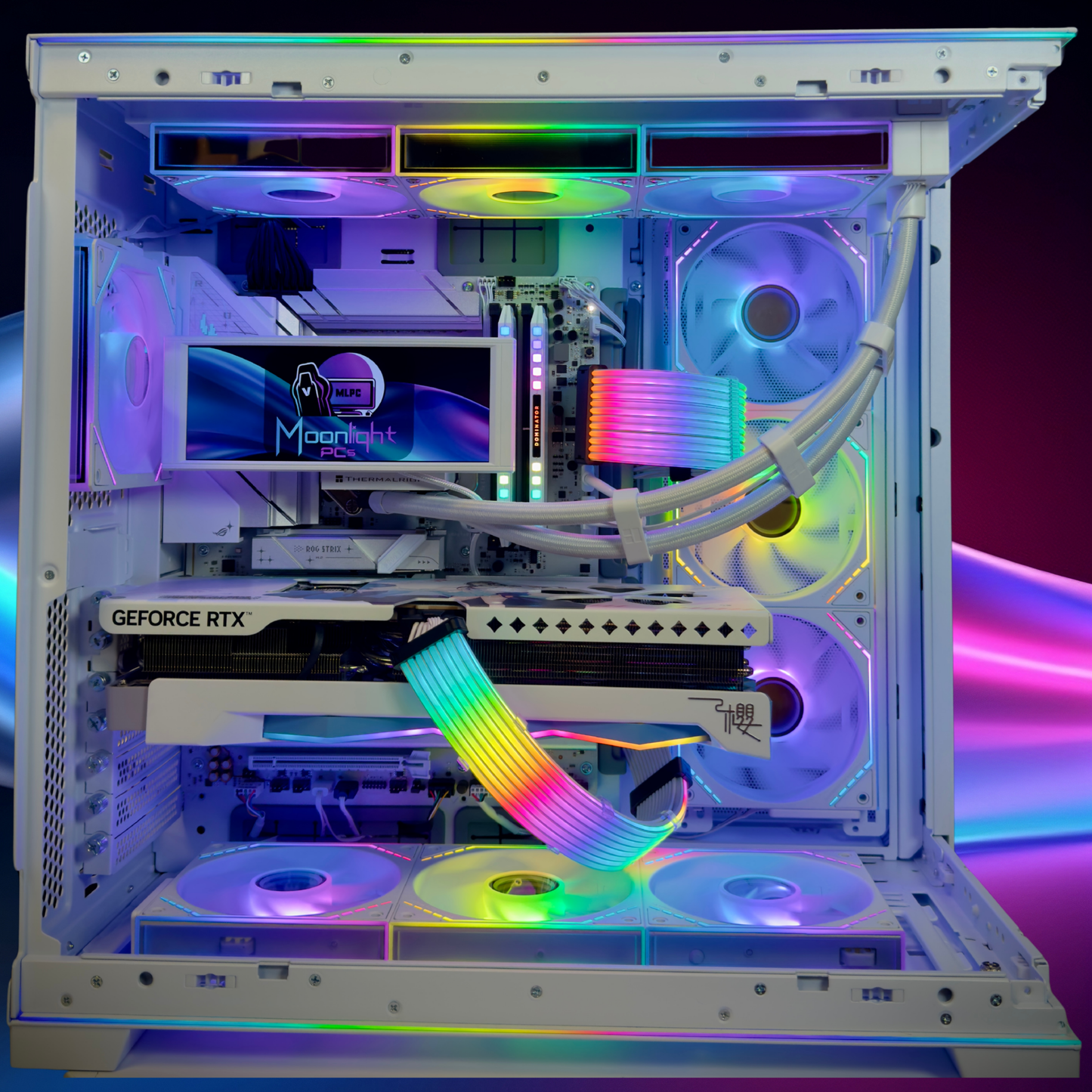 White Sakura Nebula - Ryzen 7 9800X3D / RTX 5080