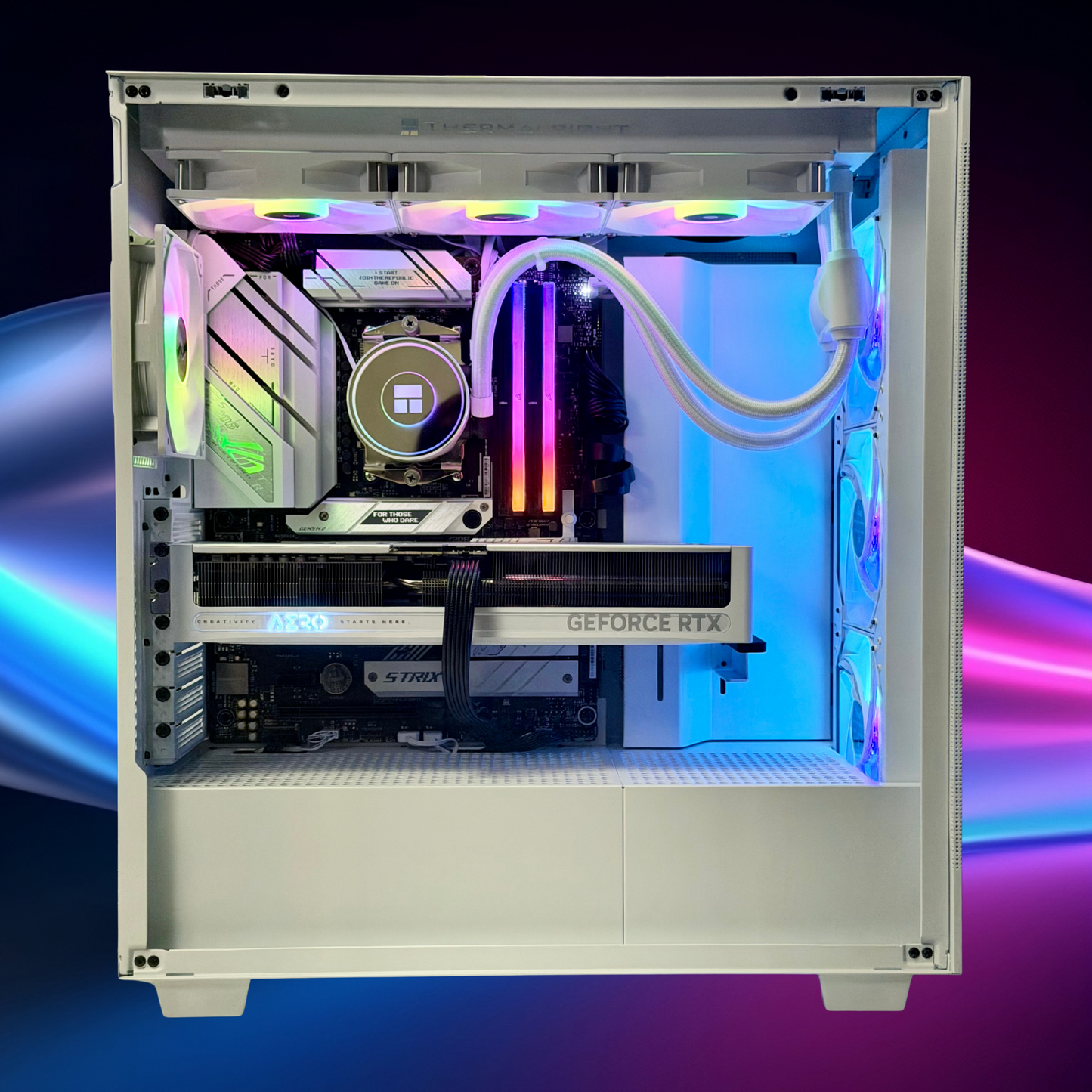 White Eclipse AF70 - Ryzen 7 7800X3D - RTX 5070
