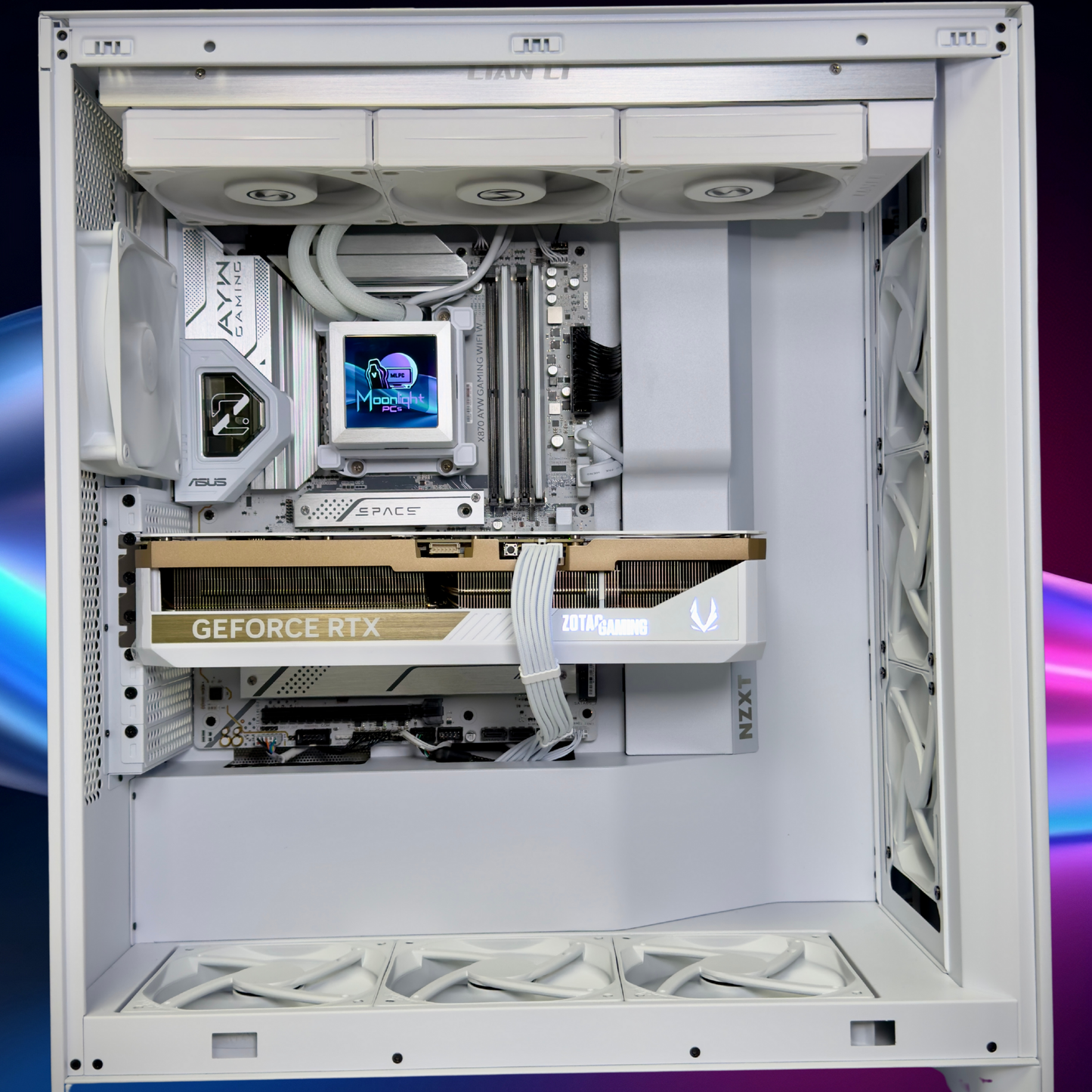 White Out 90 Nebula - Ryzen 9 9950X3D / RTX 5090