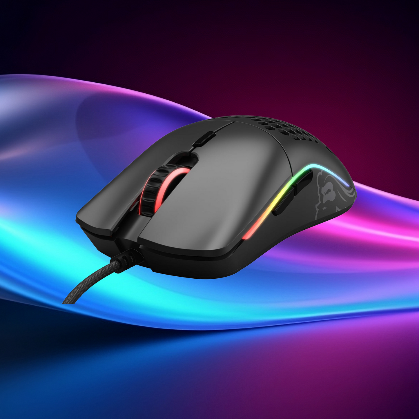 (Black or White) Glorious Model O Wired Gaming Mouse 67g Superlight Honeycomb
