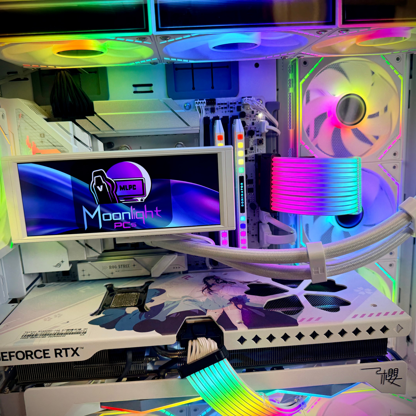 White Sakura Nebula - Ryzen 7 9800X3D / RTX 5080