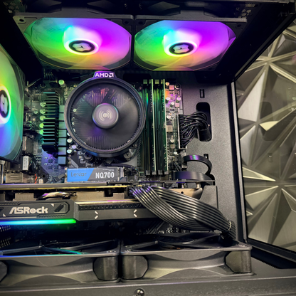 Crescent 60 XT - Ryzen 5 7500F / Rx 9060 XT 16GB