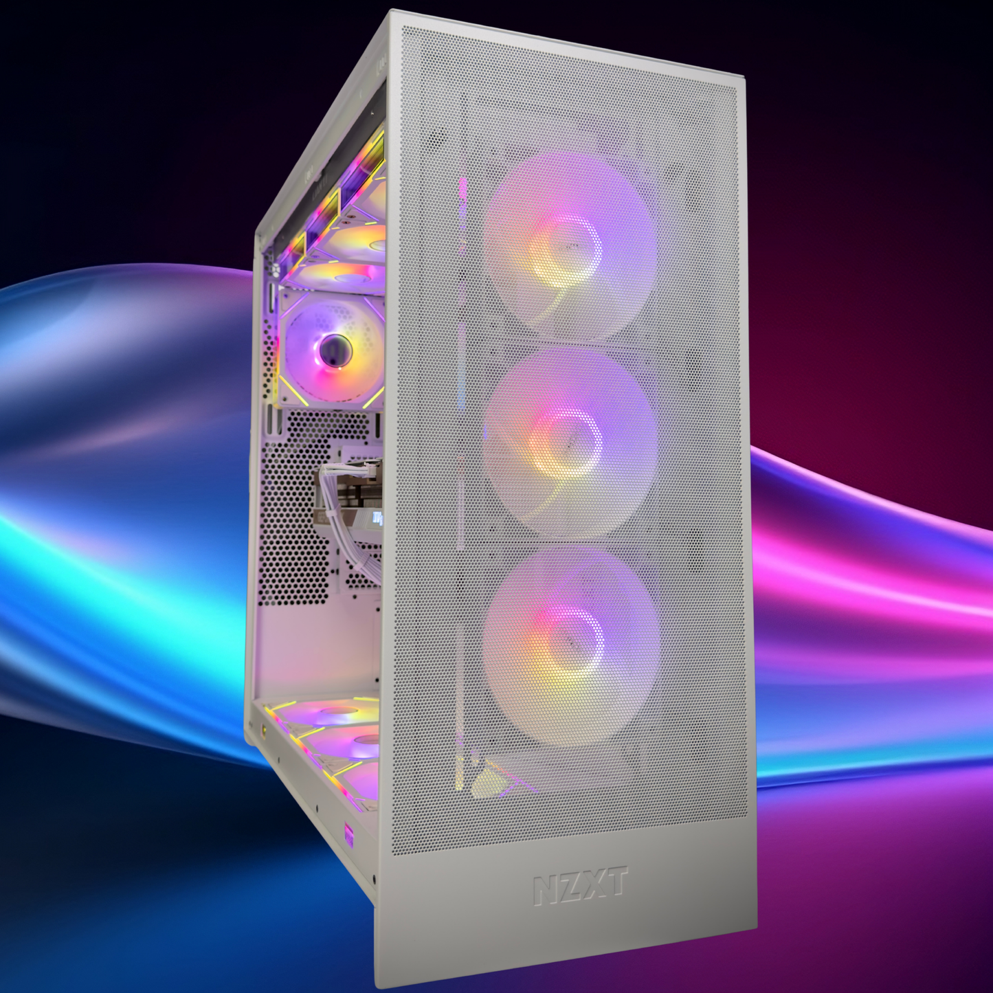 White AF Eclipse - Ryzen 7 9800X3D / RTX 5070 Ti