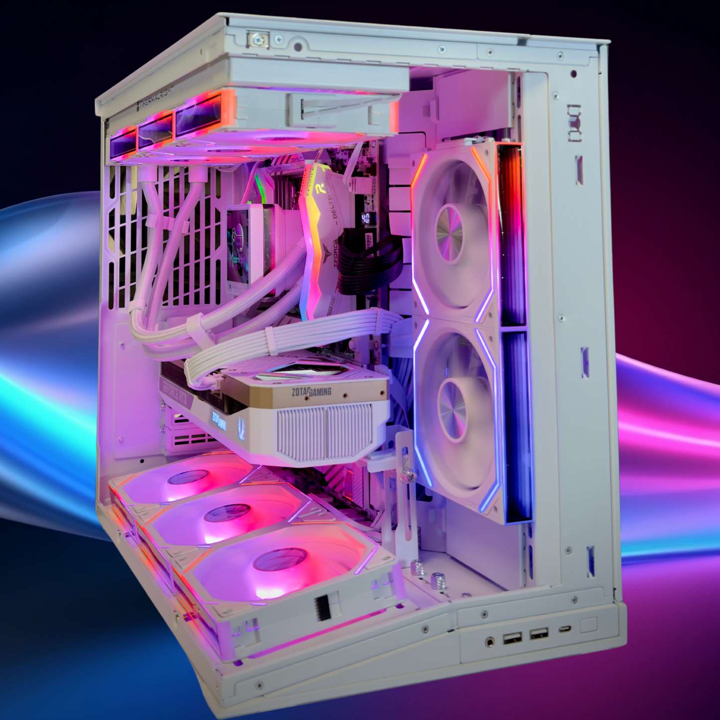 White Eclipse Edge FT - Ryzen 7 9800X3D / RTX 5070 Ti