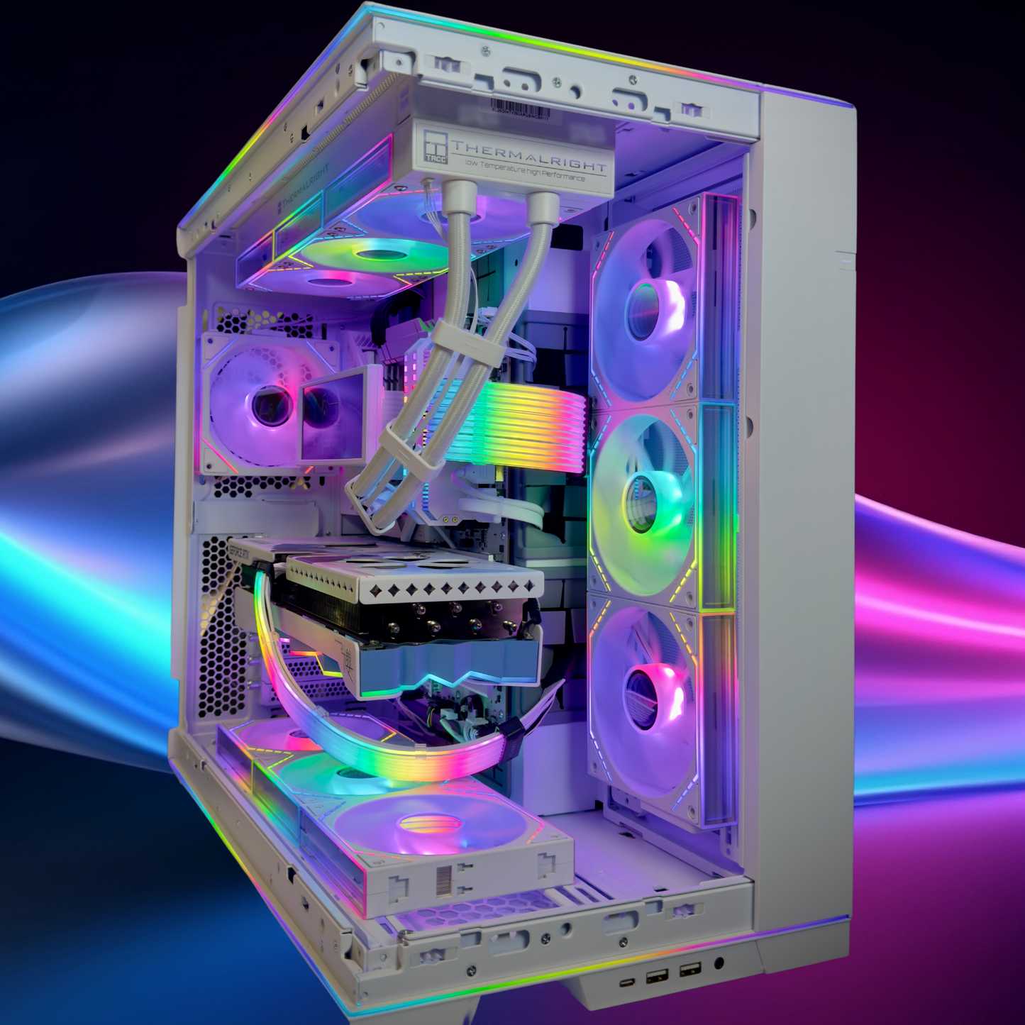 White Sakura Nebula - Ryzen 7 9800X3D / RTX 5080