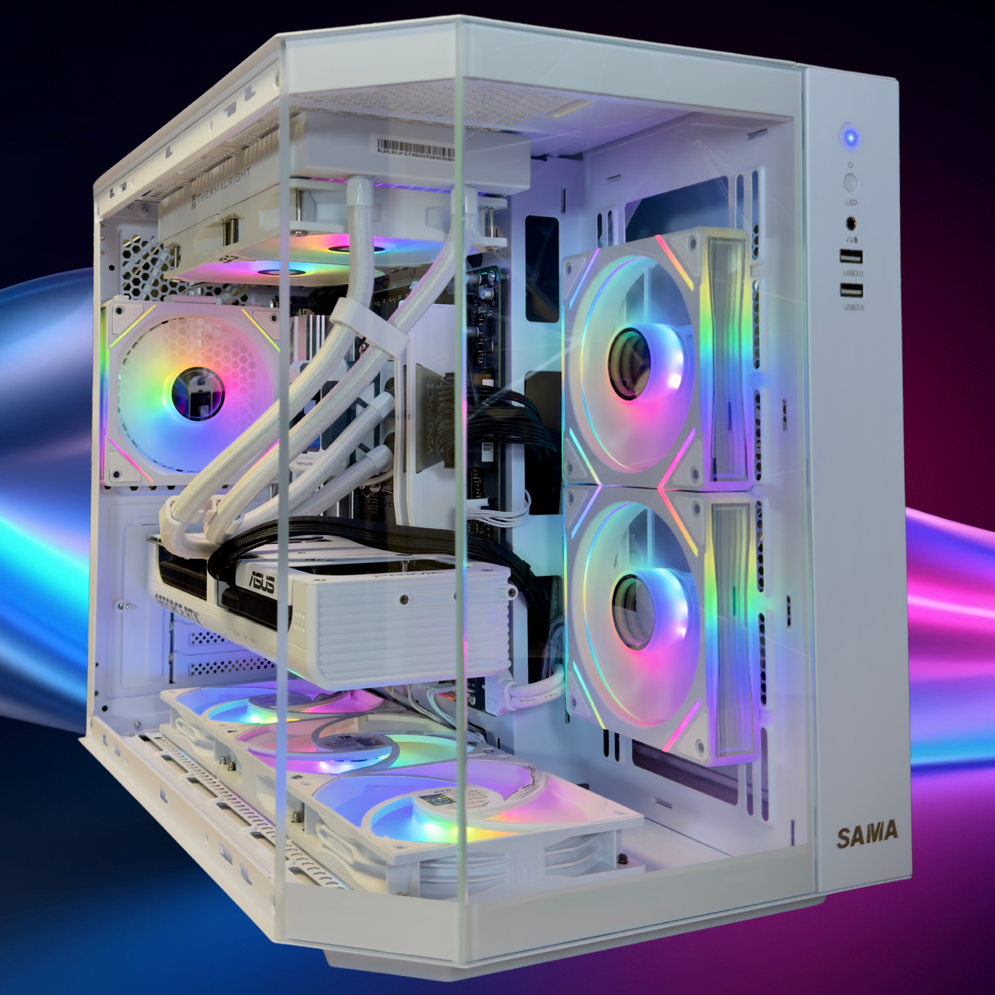 White Umbra Pro - AMD Ryzen 7 7800X3D / RTX 5070 12GB