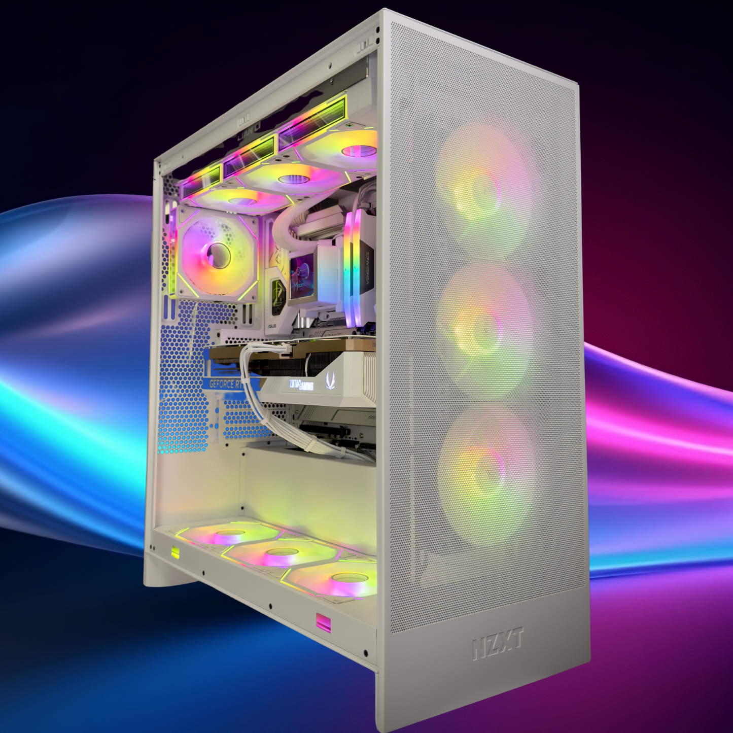 White AF Eclipse - Ryzen 7 9800X3D / RTX 5070 Ti