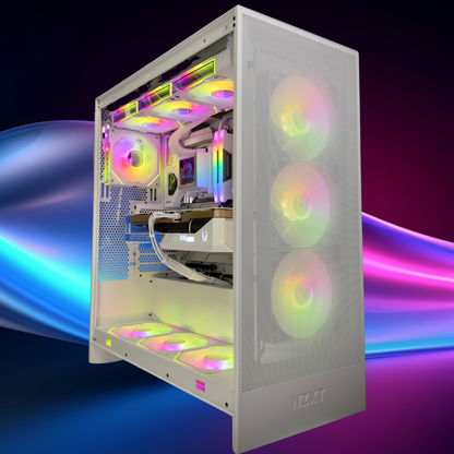 White AF Eclipse - Ryzen 7 9800X3D / RTX 5070 Ti