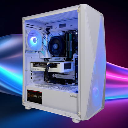 White Lunate  V2 - Ryzen 5 7500F / RTX 5060