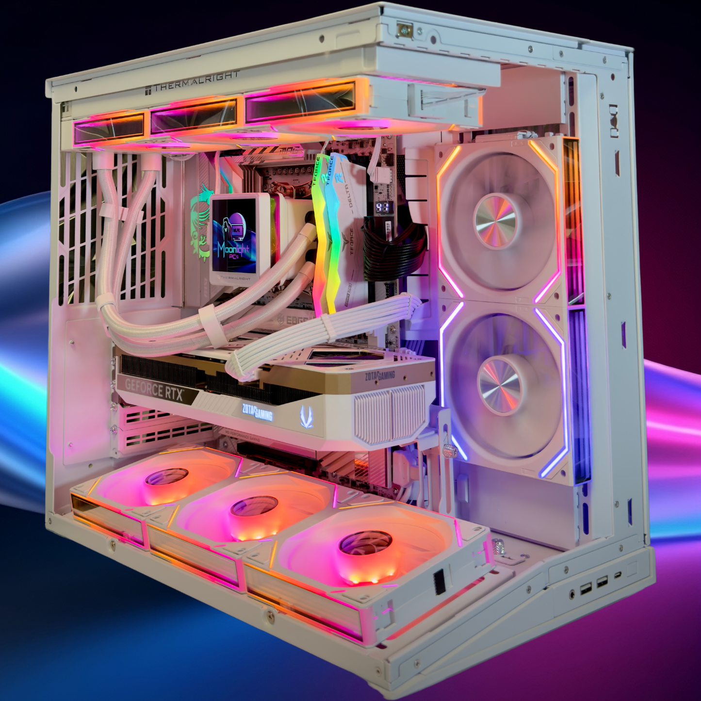 White Eclipse Edge FT - Ryzen 7 9800X3D / RTX 5070 Ti