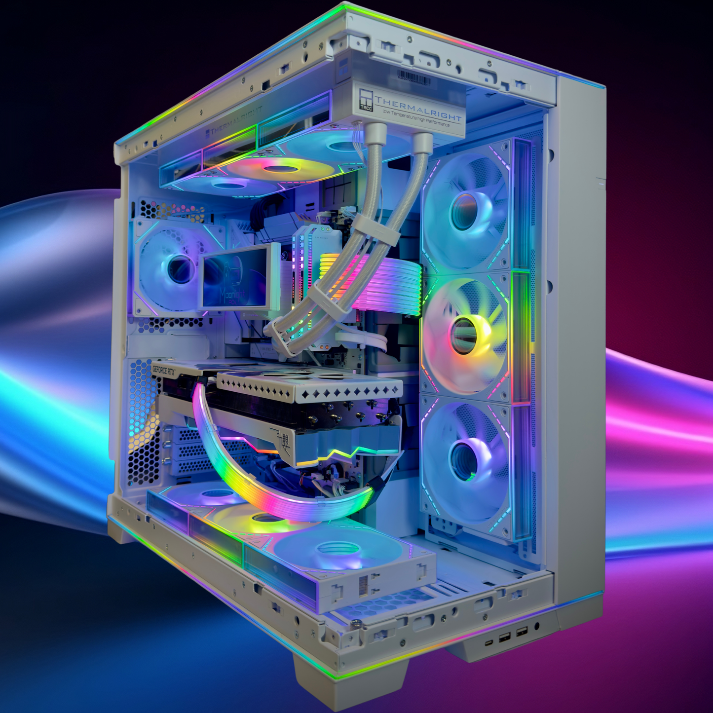 White Sakura Nebula - Ryzen 7 9800X3D / RTX 5080