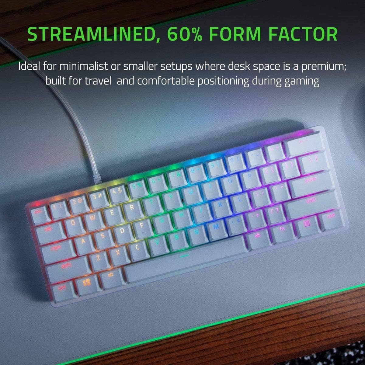 (Black or White) Razer Huntsman Mini 60% Gaming Keyboard