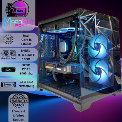 Mini Crescent - Intel i5 14600KF / RTX 5060 Ti 16GB
